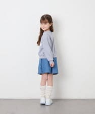 KJKAG47026 a.v.v KIDS(アー・ヴェ・ヴェ) [120-160]レースアップリボントレーナー ライトブルー