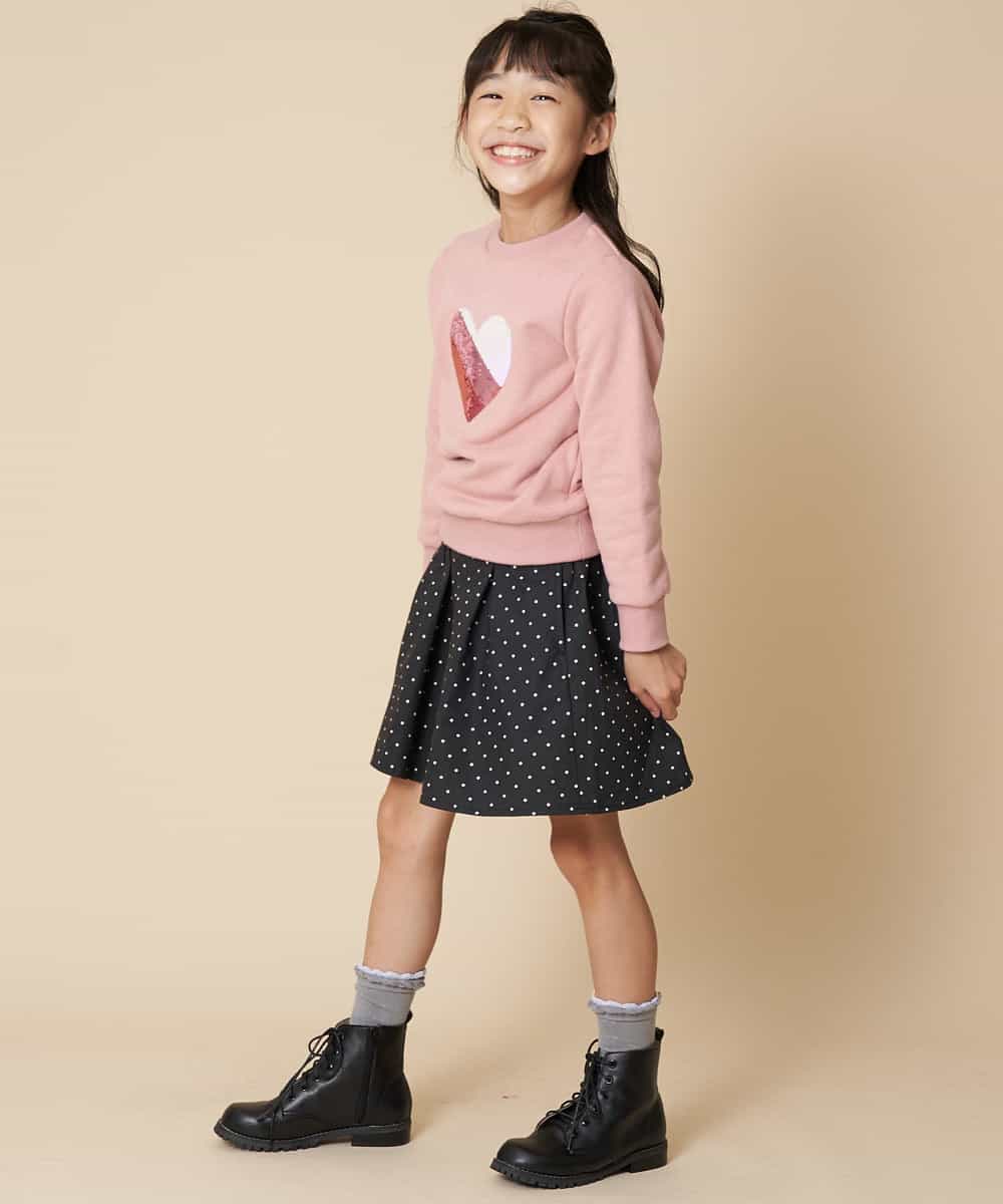 KJKAM42024 a.v.v KIDS(アー・ヴェ・ヴェ) [100-130]アソートモチーフトレーナー[WEB限定サイズ] ライトブルー(スワン)