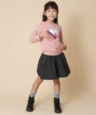 KJKAM42024 a.v.v KIDS(アー・ヴェ・ヴェ) [100-130]アソートモチーフトレーナー[WEB限定サイズ] ライトブルー(スワン)
