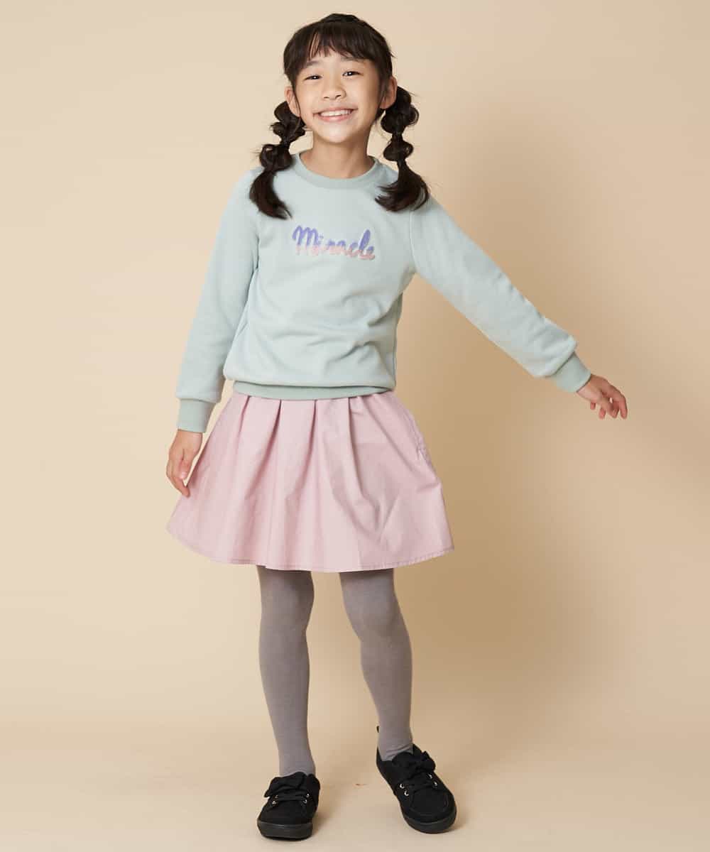 KJKAM42024 a.v.v KIDS(アー・ヴェ・ヴェ) [100-130]アソートモチーフトレーナー[WEB限定サイズ] ライトブルー(スワン)