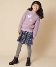 KJKAM42024 a.v.v KIDS(アー・ヴェ・ヴェ) [100-130]アソートモチーフトレーナー[WEB限定サイズ] ライトブルー(スワン)