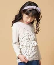 KJKAM43029 a.v.v KIDS(アー・ヴェ・ヴェ) [100-130]アソートキャミソールドッキングカットソー[WEB限定サイズ] ネイビー