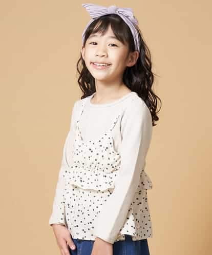 KJKAM43029 a.v.v KIDS [100-130]アソートキャミソールドッキングカットソー[WEB限定サイズ]