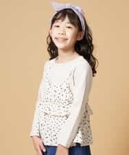 KJKAO43039 a.v.v KIDS(アー・ヴェ・ヴェ) [160]アソートキャミソールドッキングカットソー[WEB限定サイズ] ネイビー