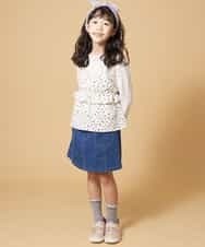 KJKAO43039 a.v.v KIDS(アー・ヴェ・ヴェ) [160]アソートキャミソールドッキングカットソー[WEB限定サイズ] ネイビー