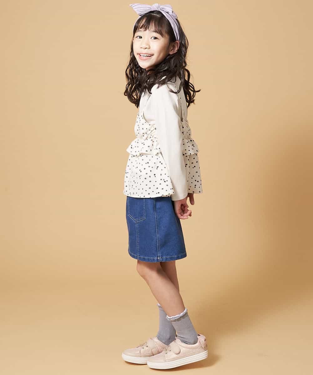 KJKAO43039 a.v.v KIDS(アー・ヴェ・ヴェ) [160]アソートキャミソールドッキングカットソー[WEB限定サイズ] ネイビー