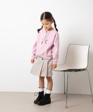 KJKAU01029 a.v.v KIDS(アー・ヴェ・ヴェ) [160]フロントレースアップトレーナー ブラック