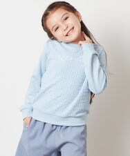 KJKBA66029 a.v.v KIDS(アー・ヴェ・ヴェ) [100-130]ポコポコトレーナー ライトブルー