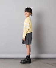 KJKBD02034 a.v.v KIDS(アー・ヴェ・ヴェ) [120-160]レーステープトレーナー ライトイエロー