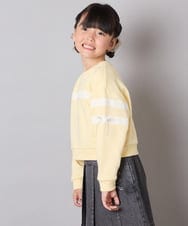 KJKBD02034 a.v.v KIDS(アー・ヴェ・ヴェ) [120-160]レーステープトレーナー ライトイエロー