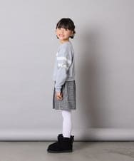 KJKBD02034 a.v.v KIDS(アー・ヴェ・ヴェ) [120-160]レーステープトレーナー グレー