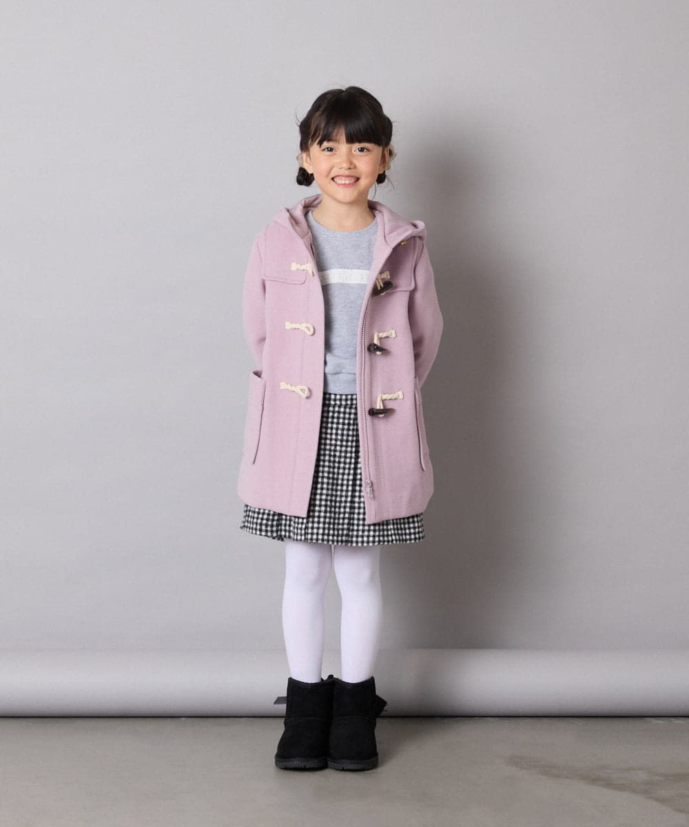 KJKBD02034 a.v.v KIDS(アー・ヴェ・ヴェ) [120-160]レーステープトレーナー グレー