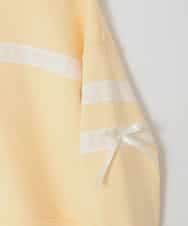 KJKBD02034 a.v.v KIDS(アー・ヴェ・ヴェ) [120-160]【おうちで洗える】レーステープカラートレーナー ライトイエロー