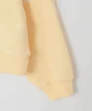 KJKBD02034 a.v.v KIDS(アー・ヴェ・ヴェ) [120-160]【おうちで洗える】レーステープカラートレーナー ライトイエロー