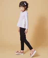 KJKDM01024 a.v.v KIDS(アー・ヴェ・ヴェ) [100-130]レースバックシャンカットソー[WEB限定サイズ] ラベンダー