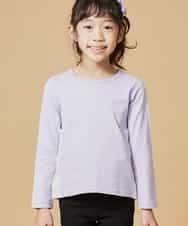 KJKDM01024 a.v.v KIDS(アー・ヴェ・ヴェ) [100-130]レースバックシャンカットソー[WEB限定サイズ] ラベンダー