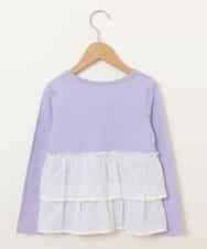 KJKDM01024 a.v.v KIDS(アー・ヴェ・ヴェ) [100-130]レースバックシャンカットソー[WEB限定サイズ] ラベンダー