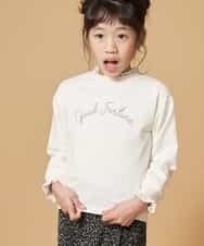 KJKDM04019 a.v.v KIDS(アー・ヴェ・ヴェ) [100-130]ロゴトレーナー[WEB限定サイズ] アイボリー