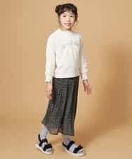 KJKDM04019 a.v.v KIDS(アー・ヴェ・ヴェ) [100-130]ロゴトレーナー[WEB限定サイズ] アイボリー