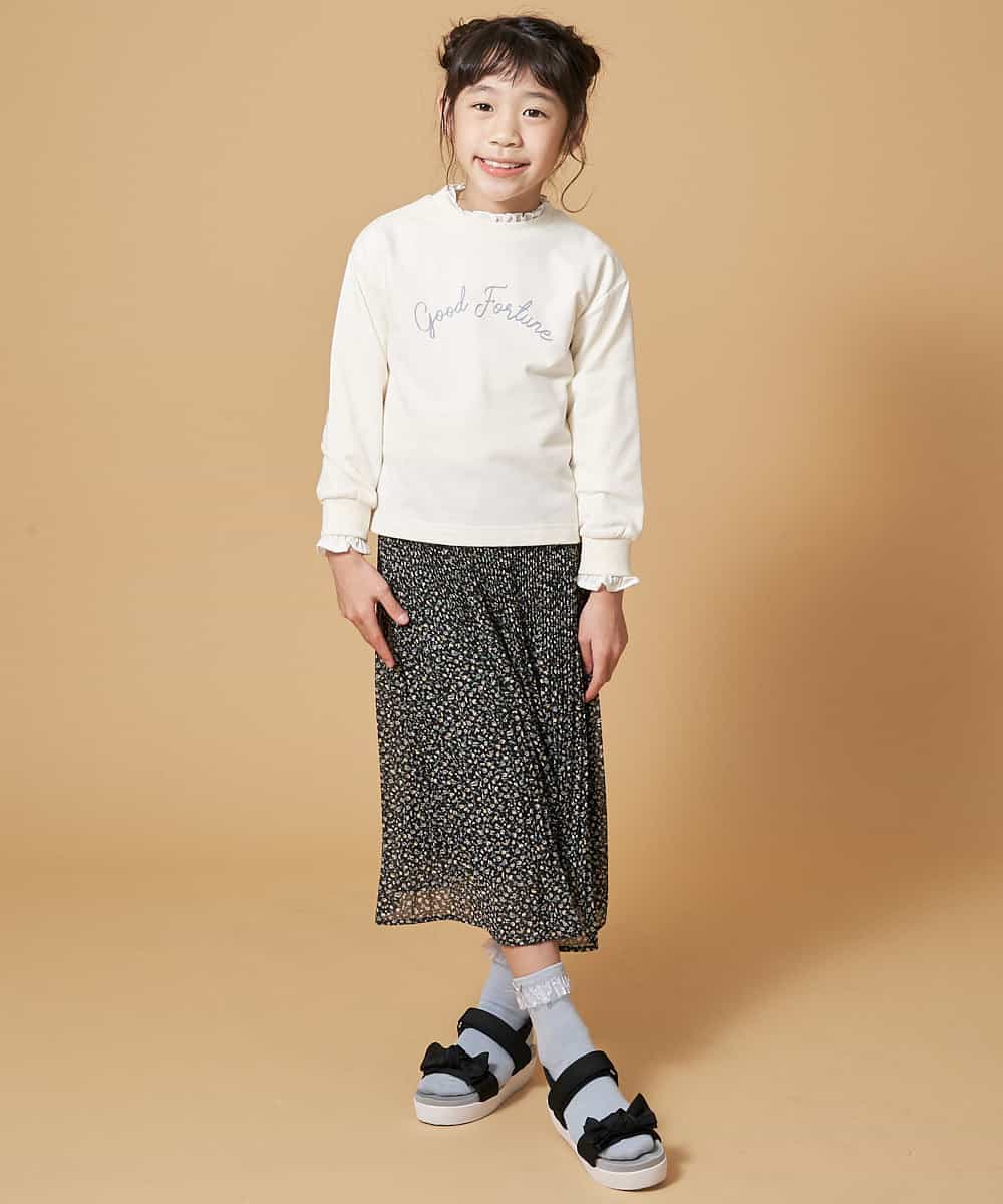 KJKDM04019 a.v.v KIDS(アー・ヴェ・ヴェ) [100-130]ロゴトレーナー[WEB限定サイズ] アイボリー