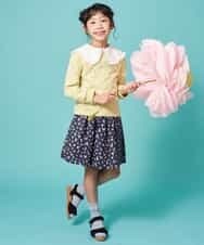 KJKDM04019 a.v.v KIDS(アー・ヴェ・ヴェ) [100-130]ロゴトレーナー[WEB限定サイズ] アイボリー