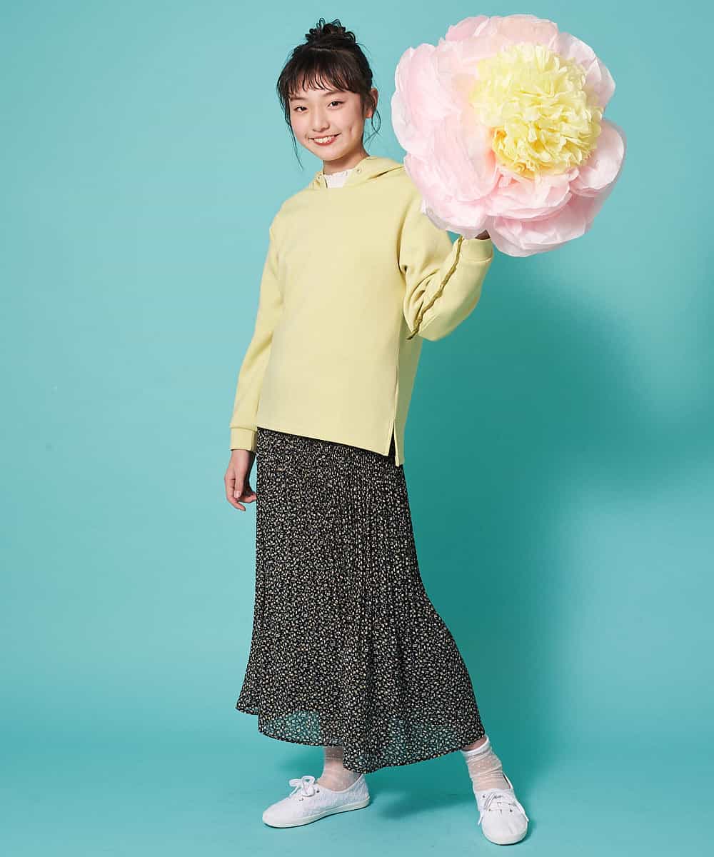 KJKDM05024 a.v.v KIDS(アー・ヴェ・ヴェ) [100-130]ダンボールフードパーカー[WEB限定サイズ] ダークグレー