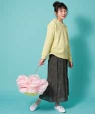 KJKDM05024 a.v.v KIDS(アー・ヴェ・ヴェ) [100-130]ダンボールフードパーカー[WEB限定サイズ] ダークグレー