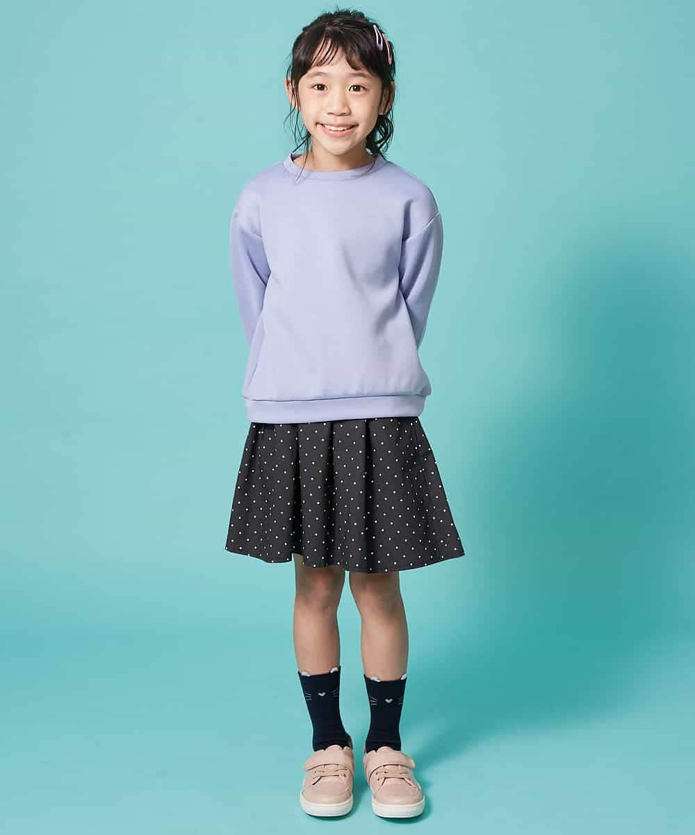 KJKDM06024 a.v.v KIDS(アー・ヴェ・ヴェ) [100-130]バックフリルダンボールプルオーバー[WEB限定サイズ] ブルー