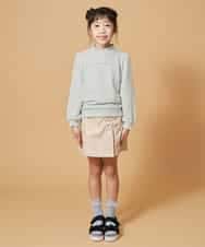 KJKDM09024 a.v.v KIDS(アー・ヴェ・ヴェ) [100-130]【15℃前後に最適！】メロートレーナー[WEB限定サイズ] ベージュ