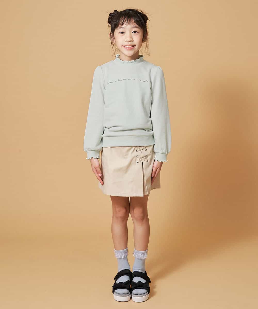 KJKDM09024 a.v.v KIDS(アー・ヴェ・ヴェ) [100-130]【15℃前後に最適！】メロートレーナー[WEB限定サイズ] ベージュ
