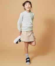 KJKDM09024 a.v.v KIDS(アー・ヴェ・ヴェ) [100-130]【15℃前後に最適！】メロートレーナー[WEB限定サイズ] ベージュ