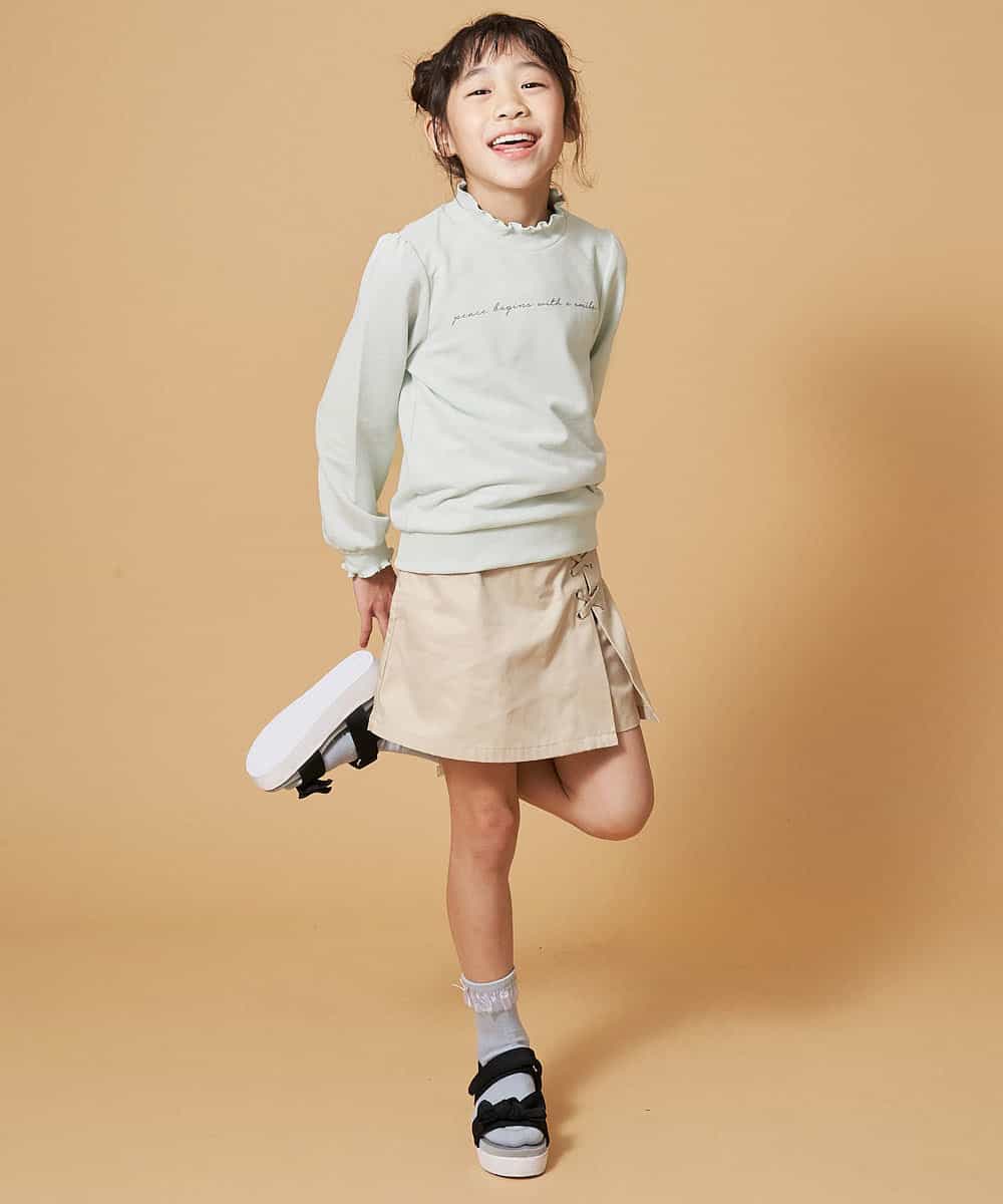 KJKDM09024 a.v.v KIDS(アー・ヴェ・ヴェ) [100-130]【15℃前後に最適！】メロートレーナー[WEB限定サイズ] ベージュ