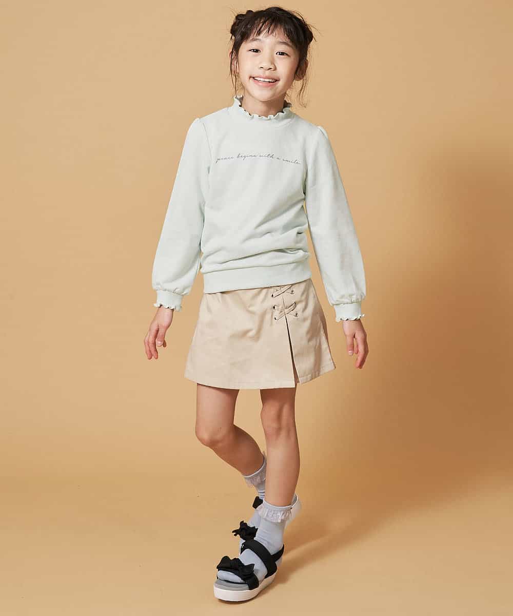 KJKDM09024 a.v.v KIDS(アー・ヴェ・ヴェ) [100-130]【15℃前後に最適！】メロートレーナー[WEB限定サイズ] ベージュ