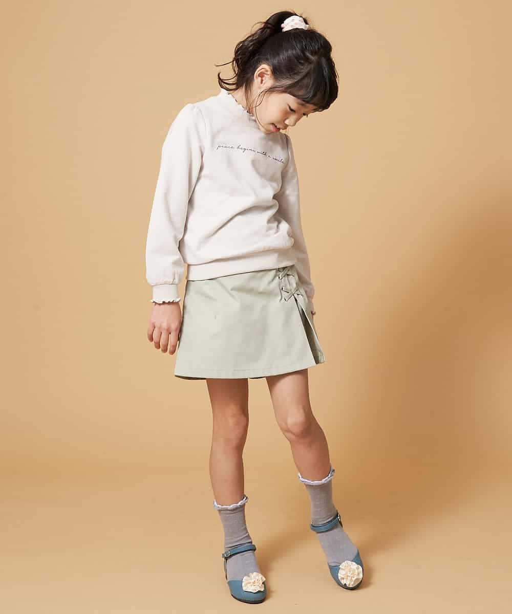 KJKDM09024 a.v.v KIDS(アー・ヴェ・ヴェ) [100-130]【15℃前後に最適！】メロートレーナー[WEB限定サイズ] ベージュ