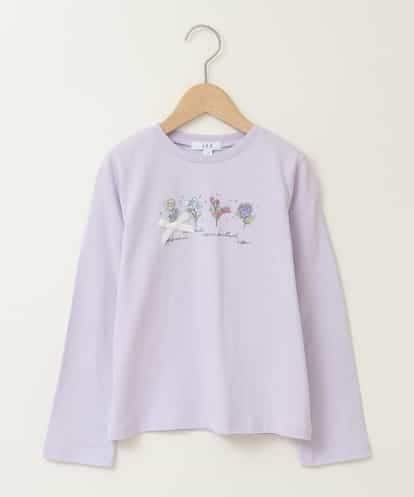 KJKEA20021 a.v.v KIDS [100-130]モチーフプリントロンT