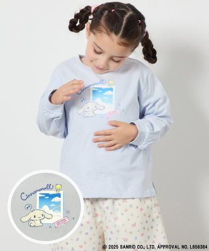 KJKEA81034 a.v.v KIDS [100-140]【シナモロール】シナモンプリントロンT