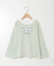 130]【ポチャッコ】レイヤード風ロンT(カットソー・Tシャツ