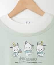 KJKEA82039 a.v.v KIDS(アー・ヴェ・ヴェ) [130]【ポチャッコ】レイヤード風ロンT グリーン