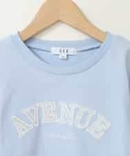 KJKEB21026 a.v.v KIDS(アー・ヴェ・ヴェ) [140-150]アソートロゴロンT ライトブルー