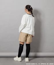 KJKEB83039 a.v.v KIDS(アー・ヴェ・ヴェ) [140-150]【ポチャッコ】リンガーT ホワイト
