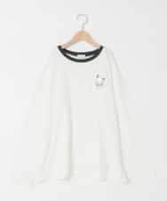 KJKEC83044 a.v.v KIDS(アー・ヴェ・ヴェ) [160]【ポチャッコ】リンガーT ホワイト