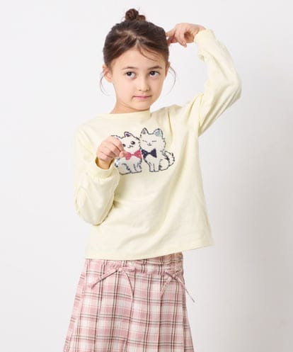 KJKED30021 a.v.v KIDS [110-150]モチーフアソートロンT