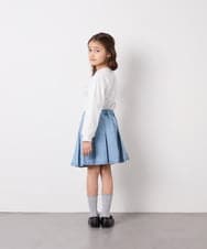 KJKED30021 a.v.v KIDS(アー・ヴェ・ヴェ) [110-150]モチーフアソートロンT ホワイト