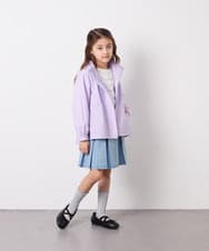 KJKED30021 a.v.v KIDS(アー・ヴェ・ヴェ) [110-150]モチーフアソートロンT ホワイト