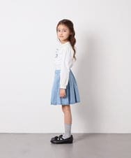 KJKED30021 a.v.v KIDS(アー・ヴェ・ヴェ) [110-150]モチーフアソートロンT ホワイト