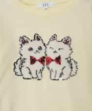 KJKED30021 a.v.v KIDS(アー・ヴェ・ヴェ) [110-150]モチーフアソートロンT ライトイエロー