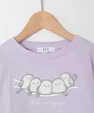 KJKED30021 a.v.v KIDS(アー・ヴェ・ヴェ) [110-150]モチーフアソートロンT ラベンダー