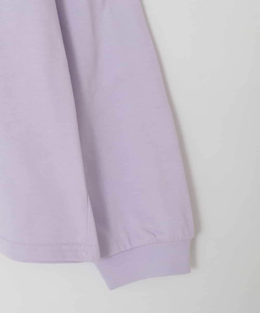 KJKED30021 a.v.v KIDS(アー・ヴェ・ヴェ) [110-150]モチーフアソートロンT ラベンダー