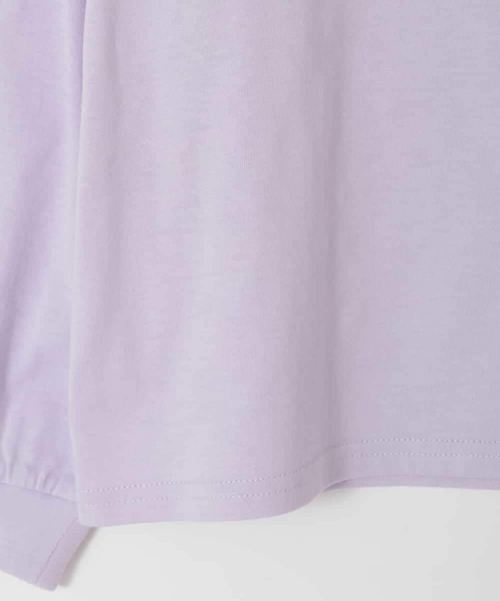 KJKED30021 a.v.v KIDS(アー・ヴェ・ヴェ) [110-150]モチーフアソートロンT ラベンダー