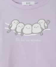 KJKED30021 a.v.v KIDS(アー・ヴェ・ヴェ) [110-150]モチーフアソートロンT ラベンダー